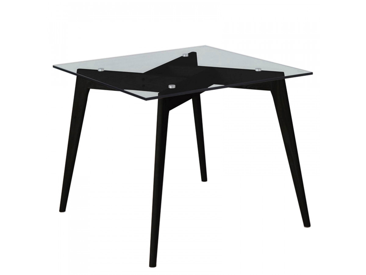 Table ZELI Noir 90 x 90