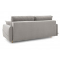Canapé droit convertible coffre LYSE