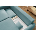 Canapé droit convertible coffre LYSE
