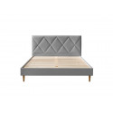 Structure de lit 140 x 190 cm PANTHEON avec lattes massives