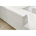 Canapé d'angle fixe MEGEVE tissu