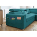 Canapé d'angle convertible coffre ARMAND