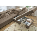 Canapé d'angle convertible coffre ARMAND