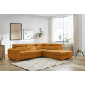 Canapé d'angle convertible coffre ARMAND