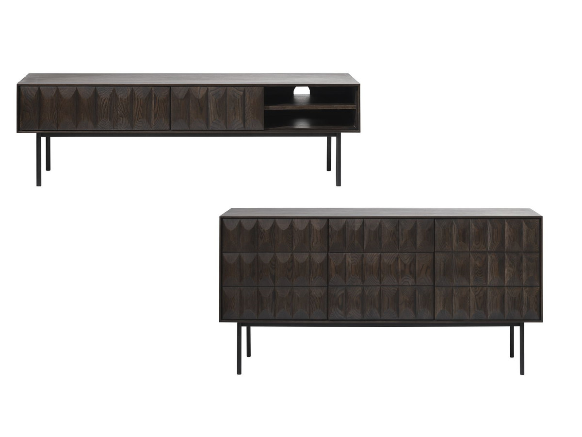 Ensemble JIL avec Meuble TV 160 cm + Buffet 2 portes 160 cm