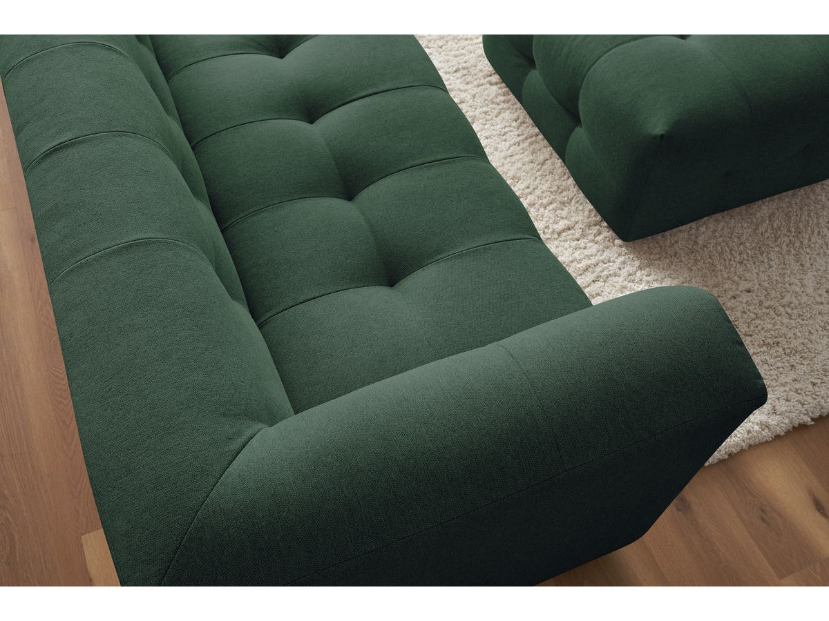 KLEBER 4osobowa prosta sofa modułowa z podnóżkiem BOBOCHIC