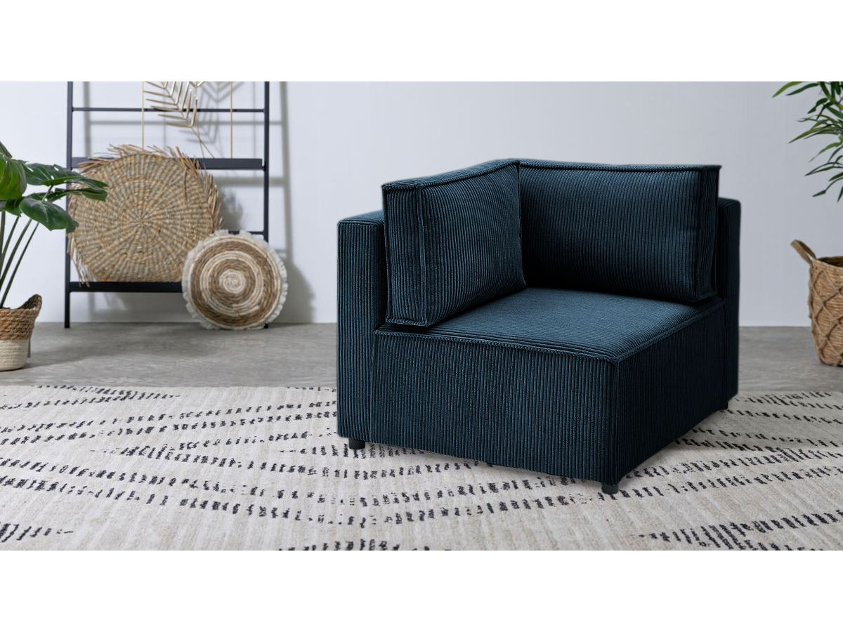 Angle pour canapé modulable NIHAD nouvelle collection tissu velours côtelé