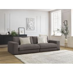 3-osobowa prosta sofa LEONARD ze sztruksu