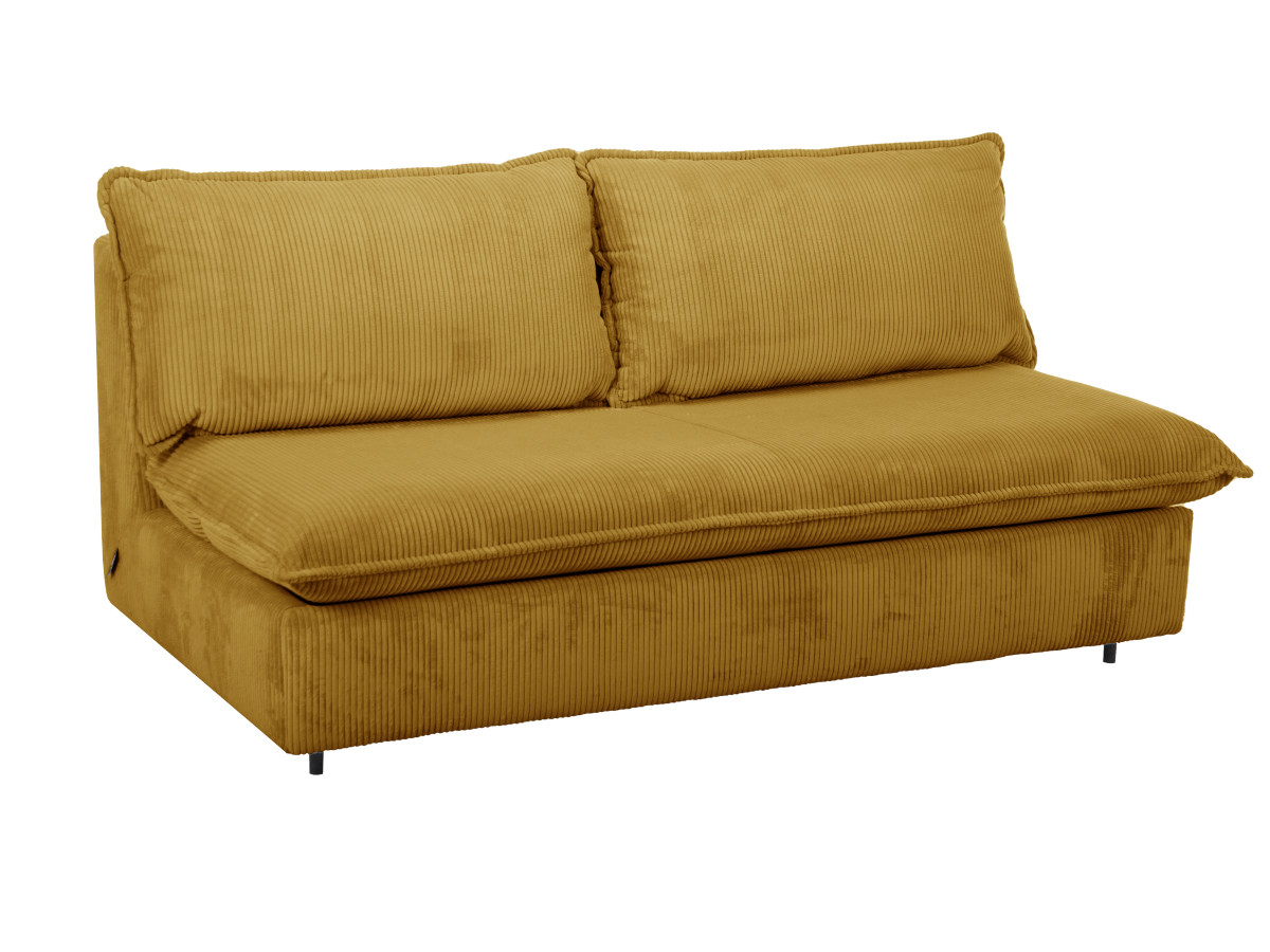 ISADORA ekspresowo otwierana prosta sofa rozkładana z teksturowaną tkaniną
