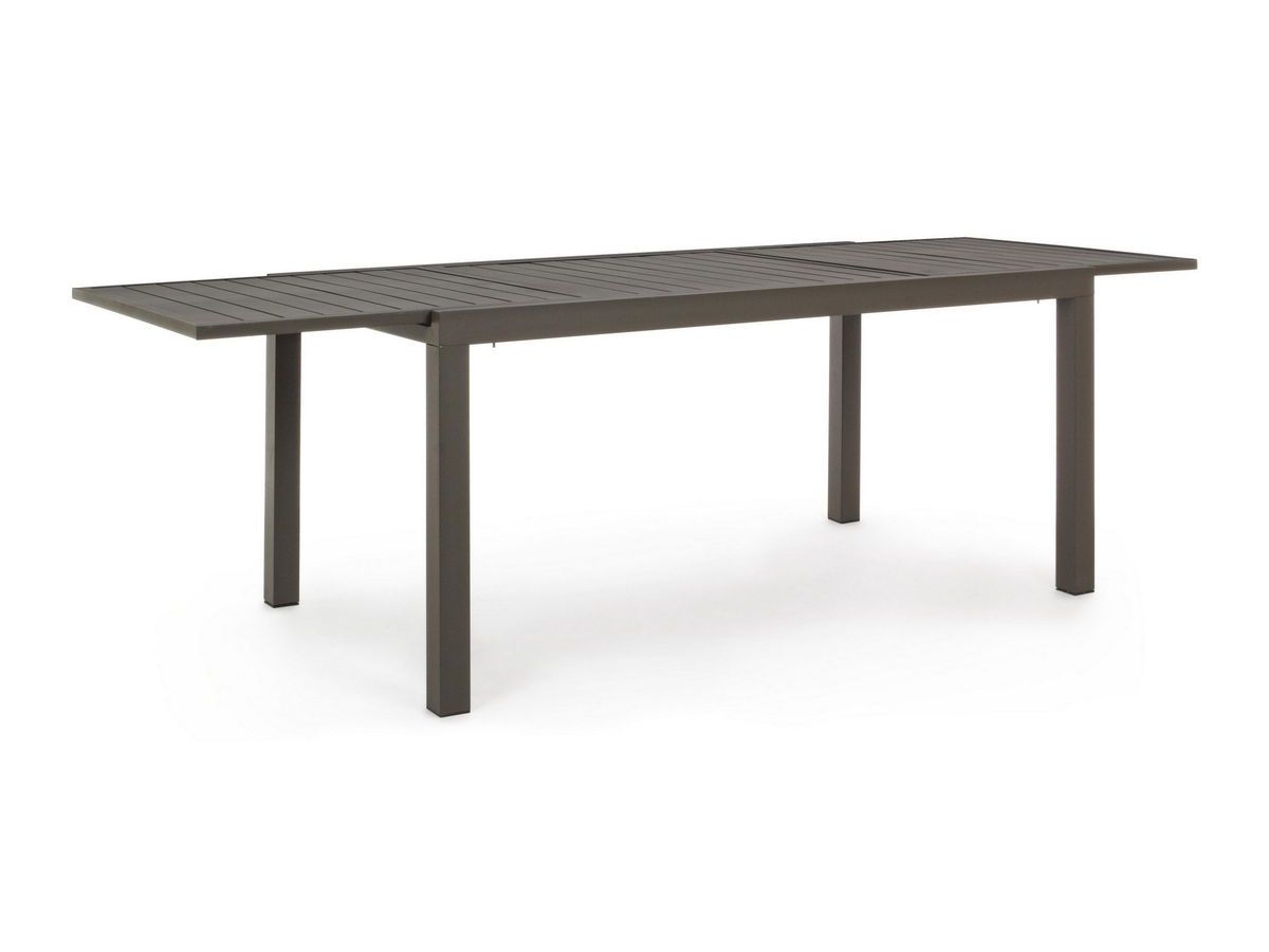 Table à manger de jardin extensible 160 à 240 cm ELEN aluminium