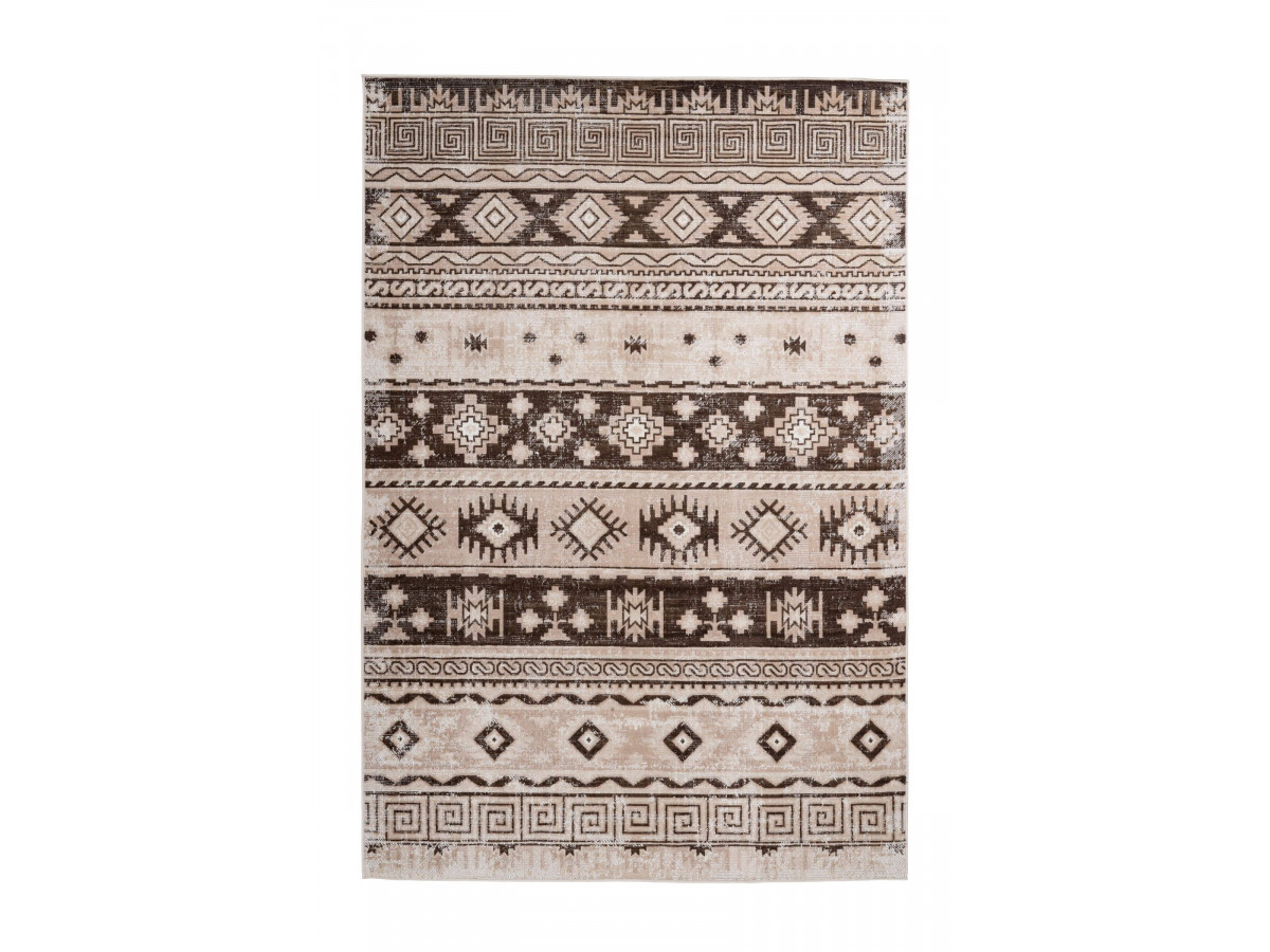 Tapis PINTO Crème / Marron 160cm x 230cm
