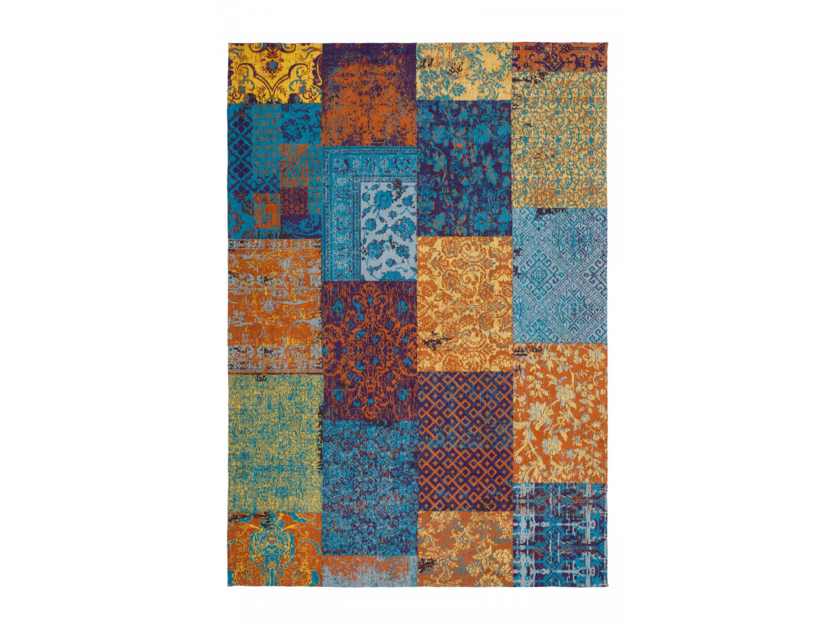 Tapis RIVKA Multicolor / Bleu / Jaune 80cm x 150cm