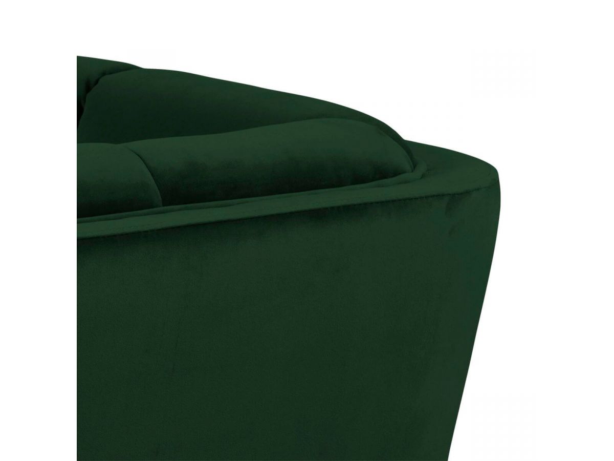 Fauteuil PAMPA tissu effets velours